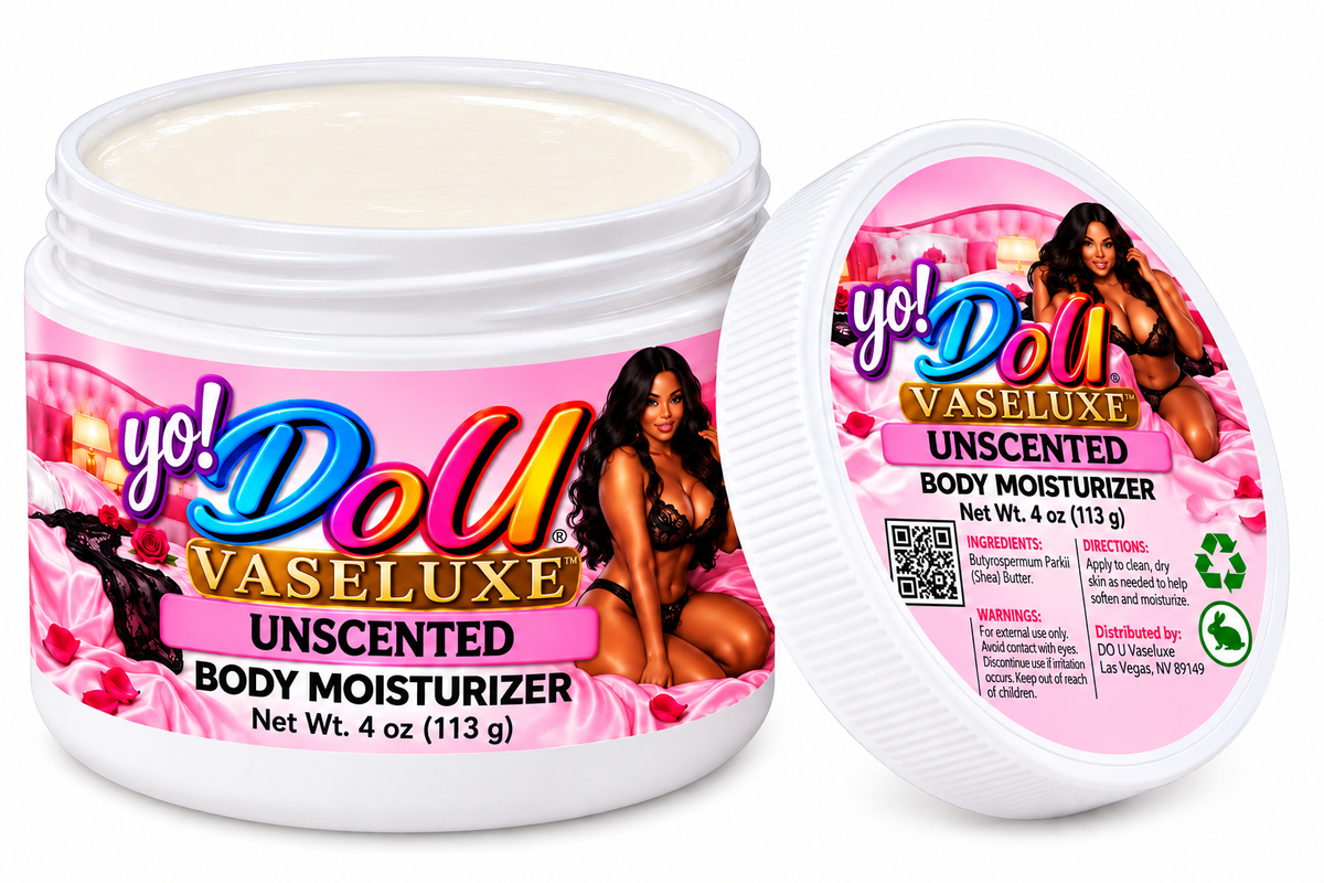 DO U Vaseluxe Unscented Body Moisturizer – Breast Cancer Awareness Pink Edition | 4 oz