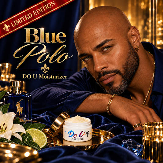 DO U Vaseluxe Blue Polo Body Moisturizer with Shea Butter, 4 oz (113 g)