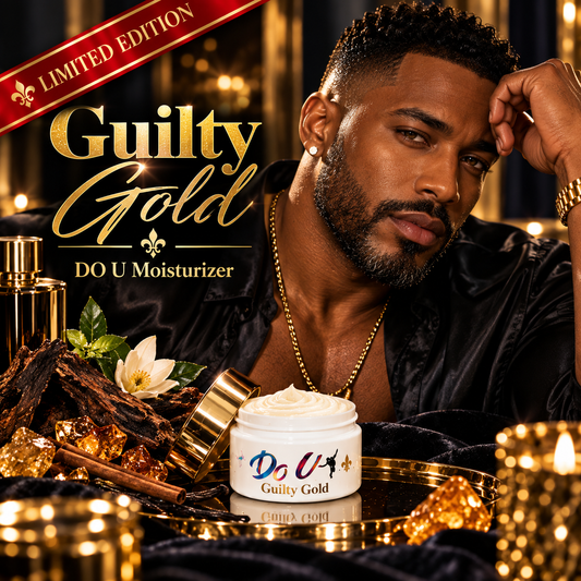DO U Vaseluxe Guilty Gold Body Moisturizer with Shea Butter, 4 oz (113 g)