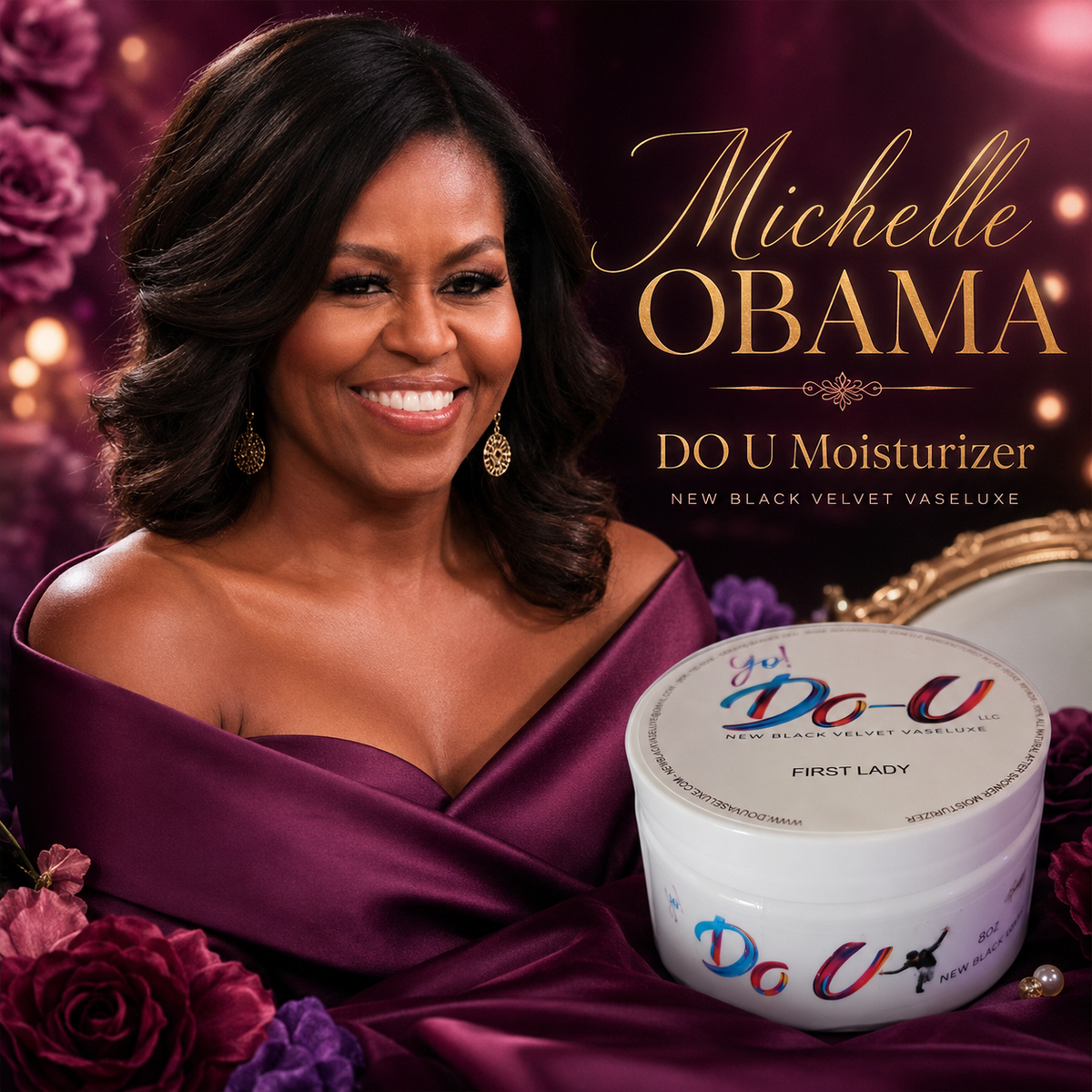 DO U Vaseluxe Michelle O Body Moisturizer with Shea Butter, 4 oz (113 g)